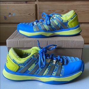 Neon & Blue K-Swiss Hypercourt Tennis Court Shoes